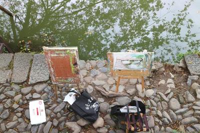 壯觀的黟縣宏村“寫生大軍”,是景區的頭號“大財主”