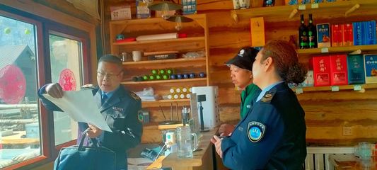 地區開展喀納斯景區公共場所衛生監督執法檢查及培訓指導